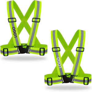 2 Pack Adjustable Reflective Vest Running Gear Item No#30236