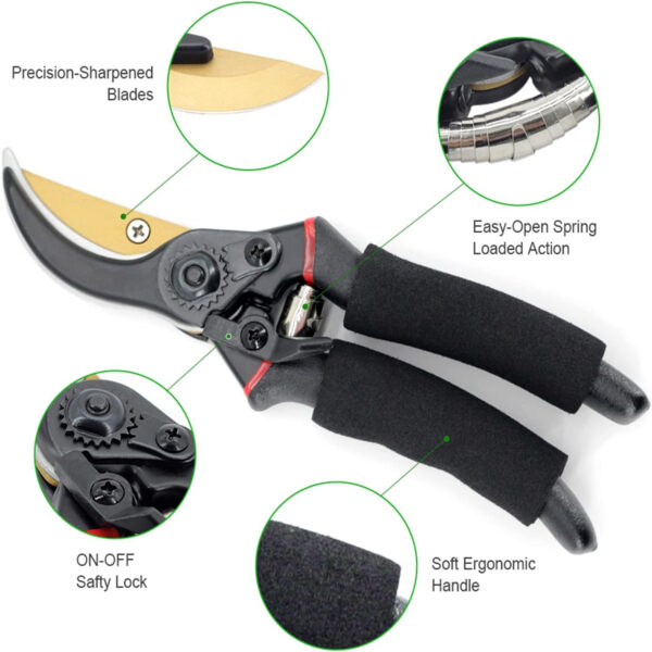 Premium Bypass Pruning Shears For Your Garden Item No#30244 - Image 2