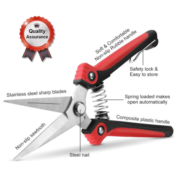 Gardening Pruning Scissors For Fruit Harvesting Item No#30245 - Image 4