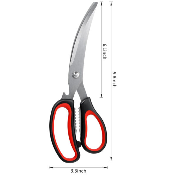 Silicon Tip Kitchen Scissors BBQ Shears Item No#30247 - Image 2