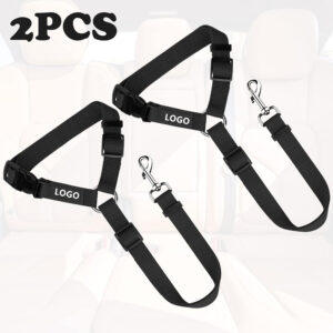 2 Packs Adjustable Dog Cat Safety Seat Belt In Car Item No#30002