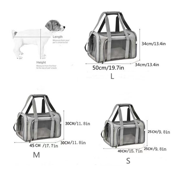 Pet Carrier With Handles For Dog Or Cat Item No#30003 - Image 5