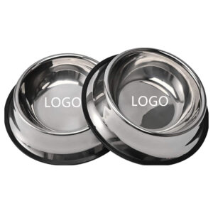 Stainless Steel Dog Bowl With Anti-Skid Rubber Base Item No#30015