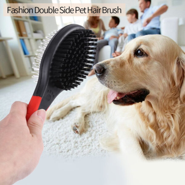 Double Side Pet Brush For Grooming And Massaging Item No#30017 - Image 4