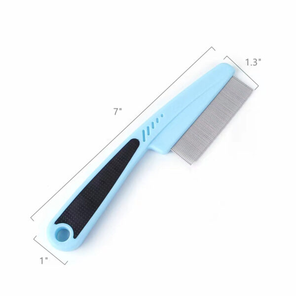 Rubber Handle Dog Hair Pin Comb Item No#30020 - Image 2