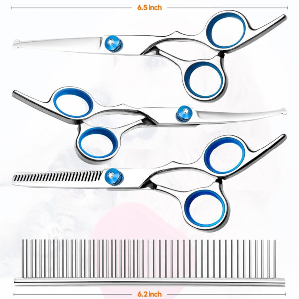 5 In 1 Dog Grooming Scissors Set Item No#30021 - Image 2