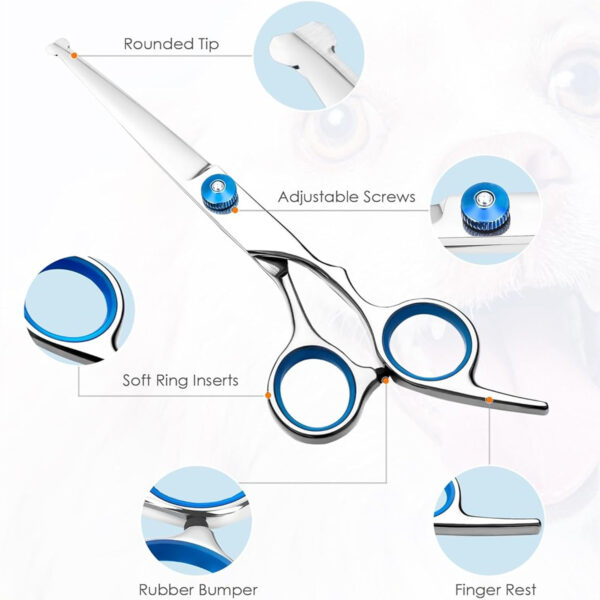 5 In 1 Dog Grooming Scissors Set Item No#30021 - Image 3