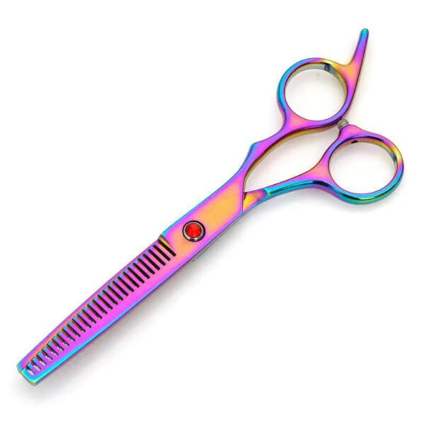 Rainbow Coated 6 In 1 Dog Grooming Scissors Set Item No#30022 - Image 3