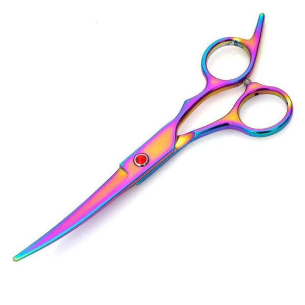 Rainbow Coated 6 In 1 Dog Grooming Scissors Set Item No#30022 - Image 4