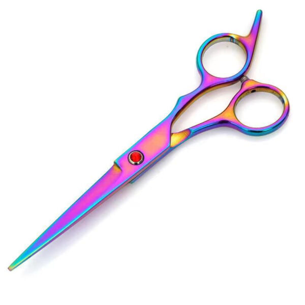 Rainbow Coated 6 In 1 Dog Grooming Scissors Set Item No#30022 - Image 5