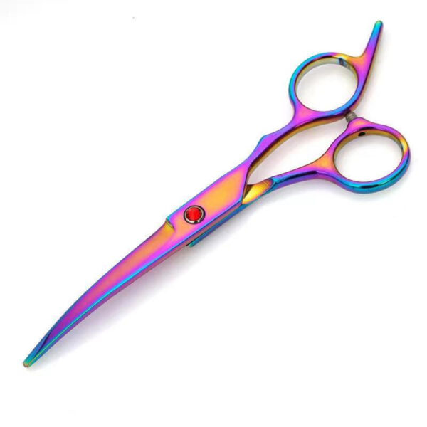 Rainbow Coated 6 In 1 Dog Grooming Scissors Set Item No#30022 - Image 6