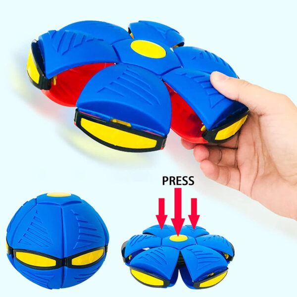 Pet Toy Flying Flat Throw Disc Ball For Dogs Item No#30025 - Image 2