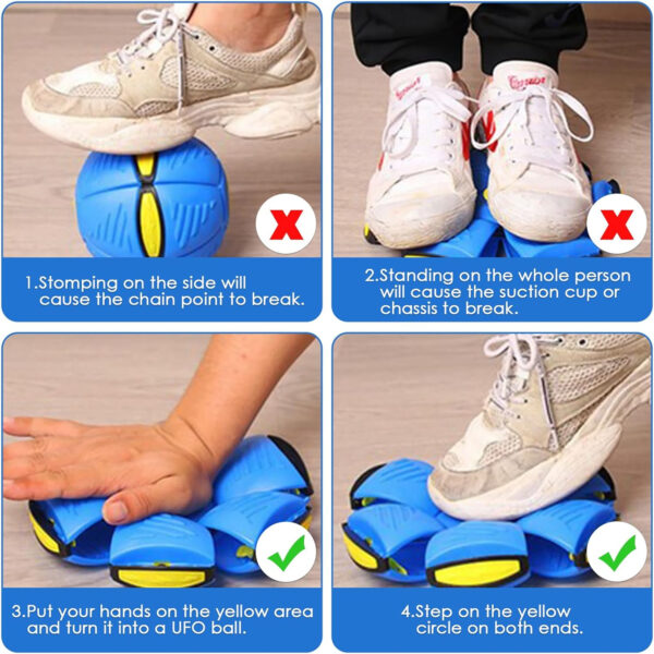 Pet Toy Flying Flat Throw Disc Ball For Dogs Item No#30025 - Image 3