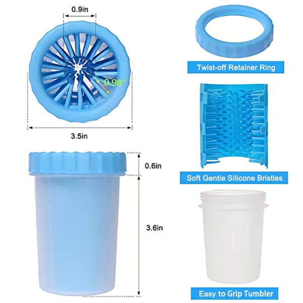 Dog Paw Washer Cup Foot Cleanner Item No#30026 - Image 2