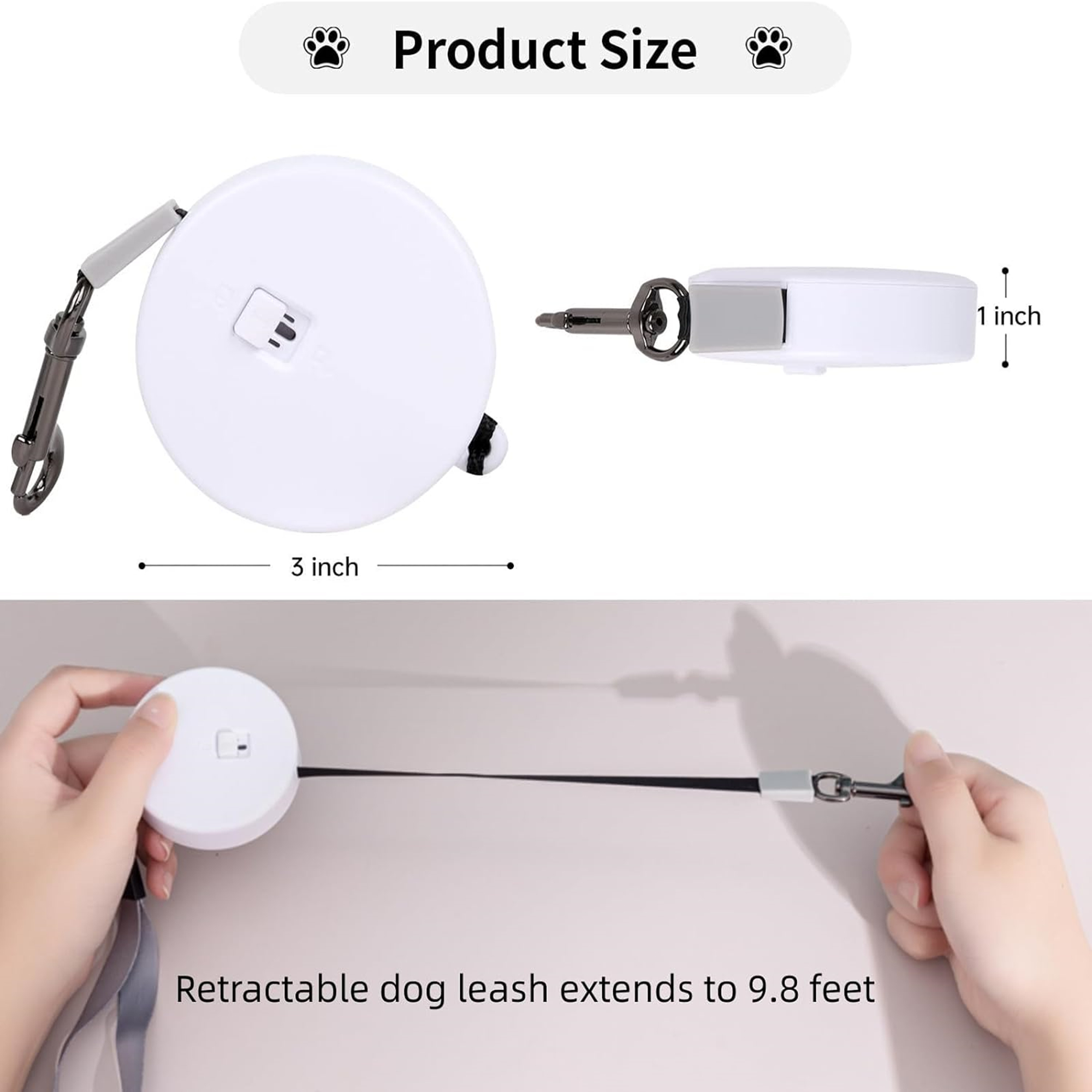 Pet Mini Retractable Dog Leash Item No#30032 - Image 3