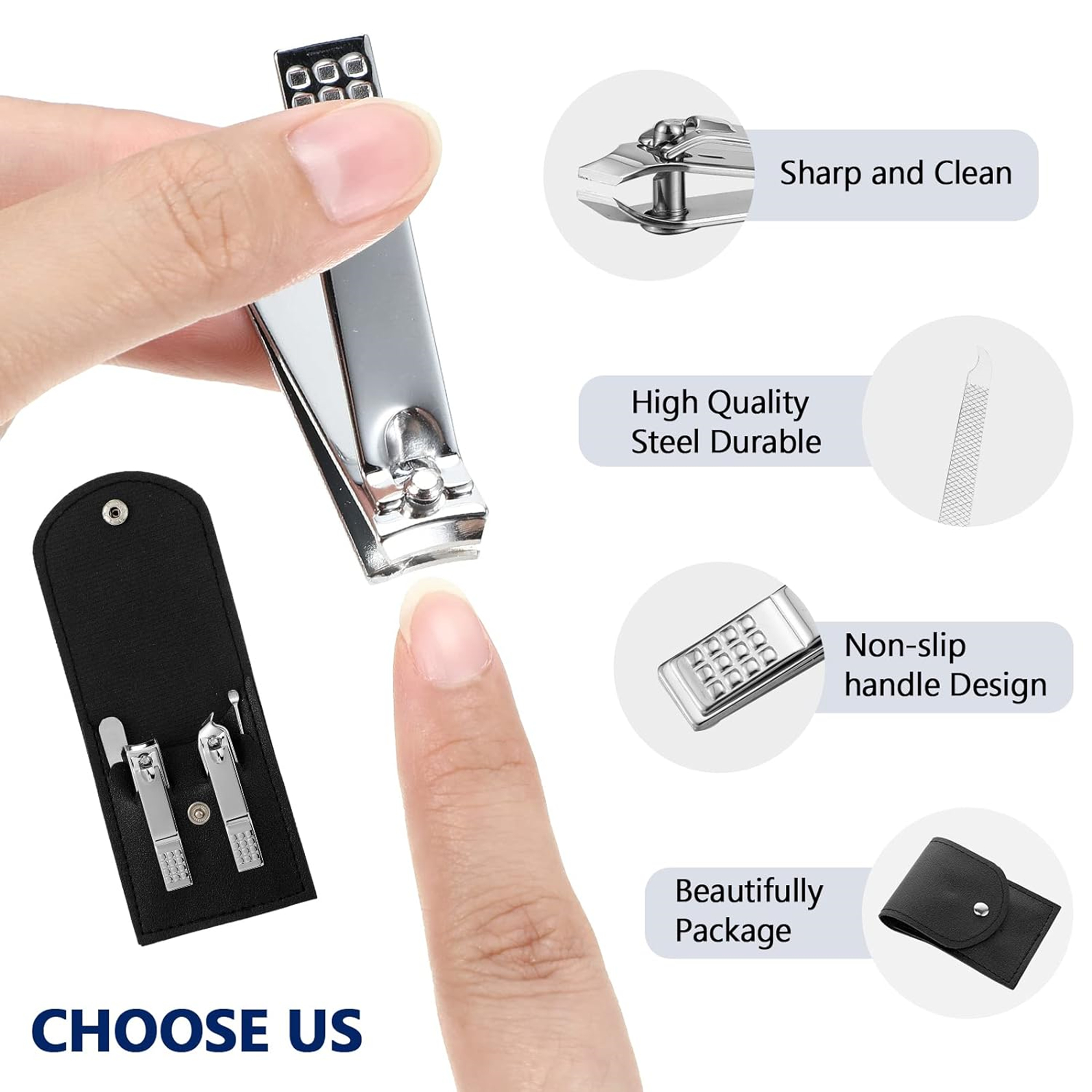 Manicure Set Nail Clippers Pedicure Kit Item No#30051 - Image 3