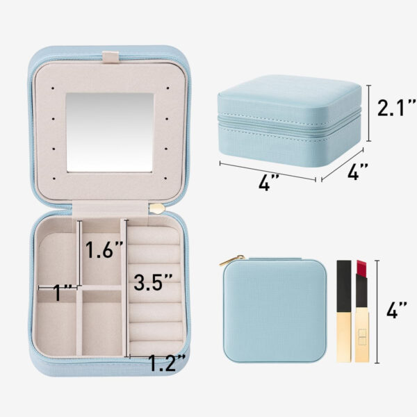 Small Travel Jewelry Box Organizer Item No#30056 - Image 3