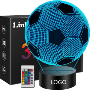 16 Colors Changing Soccer Night Light With Remote Control Item No#30060