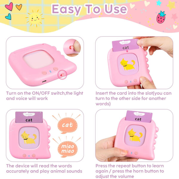 Kids Talking Flash Cards With 224 Sight Words Item No#30061 - Image 6