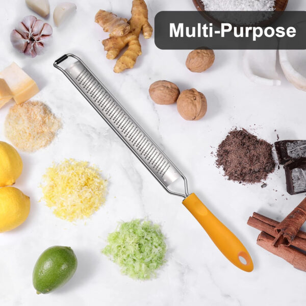 Stainless Steel Hand Grater For Lemon, Cheese And Vegetable Item No#30067 - Image 5