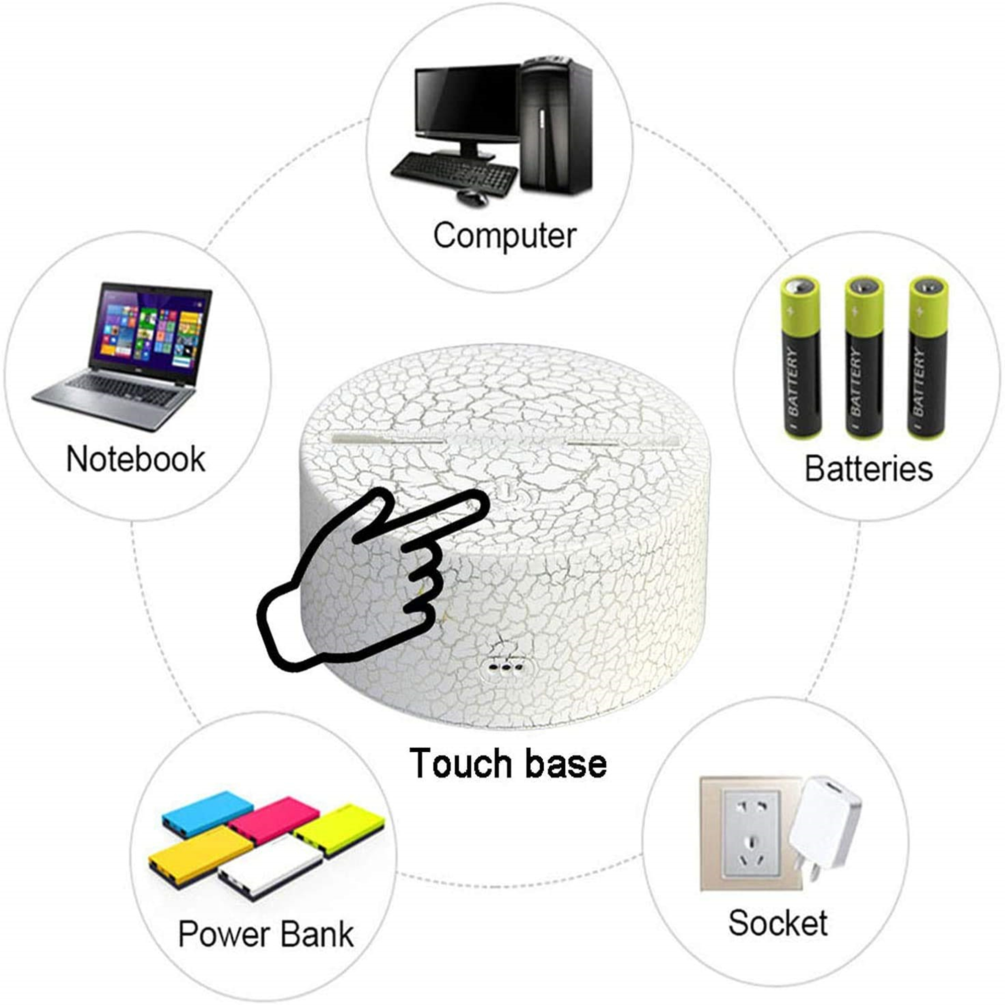 Superhero 3D Night Light Spiderman Toys Item No#30070 - Image 5