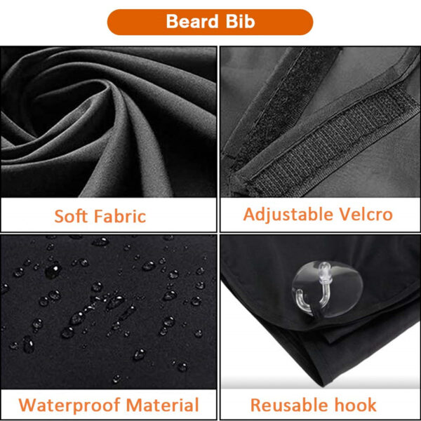 Waterproof Beard Bib Apron For Shaving Item No#30081 - Image 3