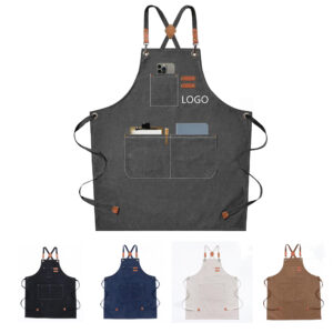 Heavy Duty Adjustable Work Apron With Large Pockets Item No#30083