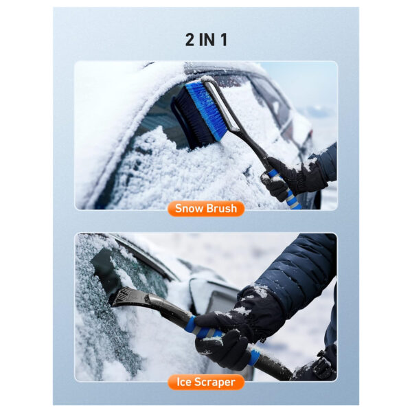 Snow Brush And Detachable Ice Scraper For Cars Item No#30085 - Image 2