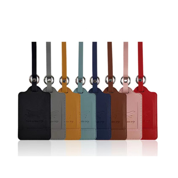 Premium Pu Leather Luggage Tags Item No#30089 - Image 2
