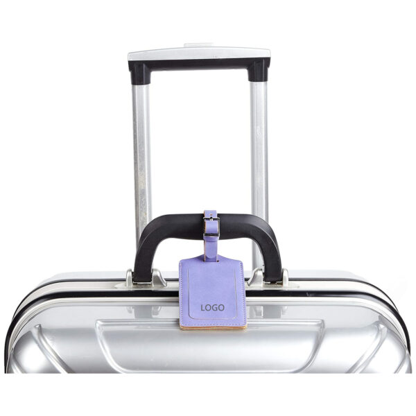 Faux Leather Luggage Tags For Suitcase Women Item No#30090 - Image 4