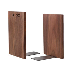 1 Pair Of Wood Walnut Bookends Item No#30100