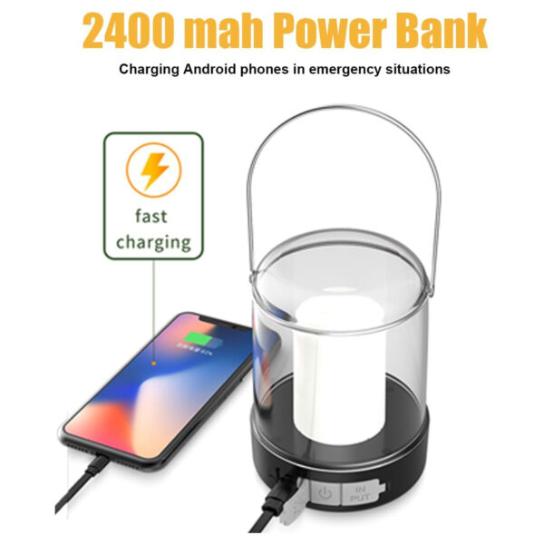 Usb Rechargeable Camping Tent Light Lantern Item No#30106 - Image 5