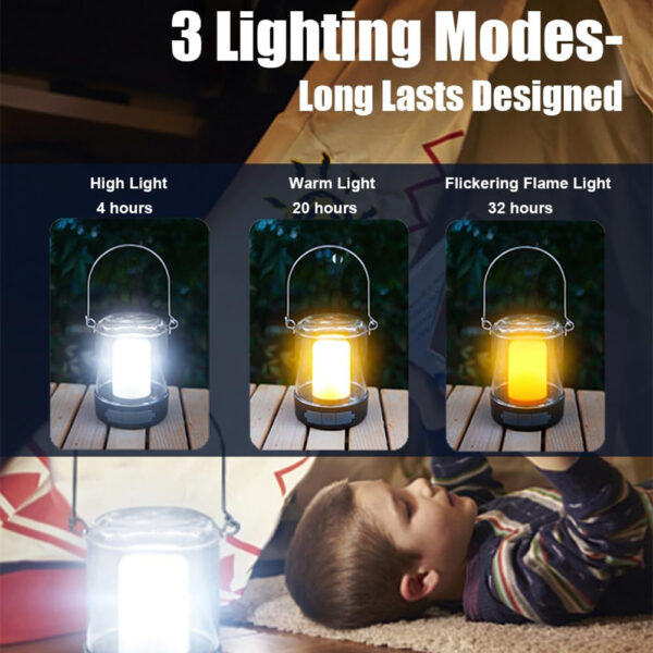 Usb Rechargeable Camping Tent Light Lantern Item No#30106 - Image 3