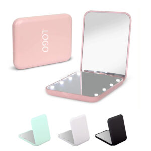 1X/2X Magnification Led Compact Travel Makeup Mirror Item No#30109