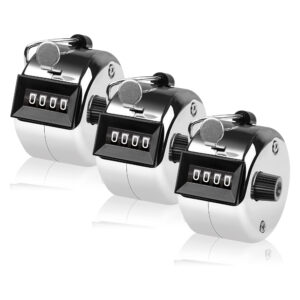 4-Digit Metal Handheld Tally Clicker Counter Item No#30117