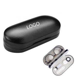 2 In 1 Double Sided Lens Case And Glasses Case Item No#30121