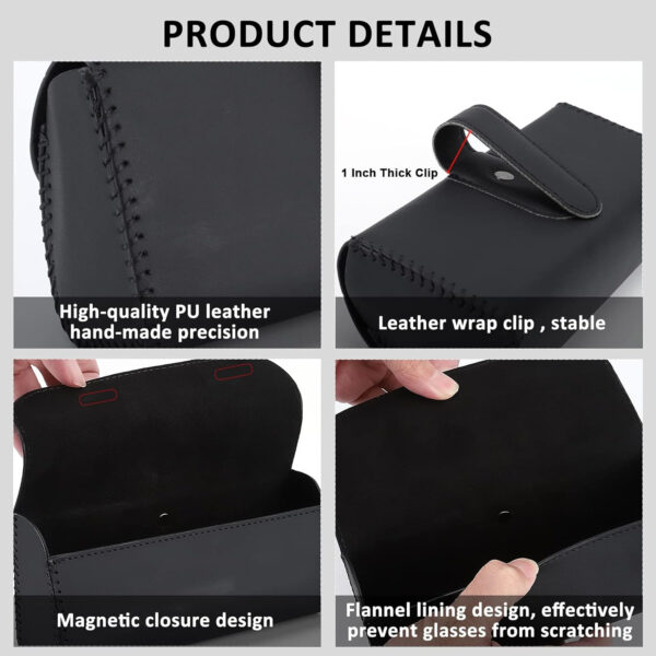 Sunglasses Storage Case Holder For Car Sun Visor Item No#30125 - Image 4
