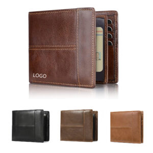 Mens Genuine Leather Wallets Id Window 16 Card Holders Item No#30146