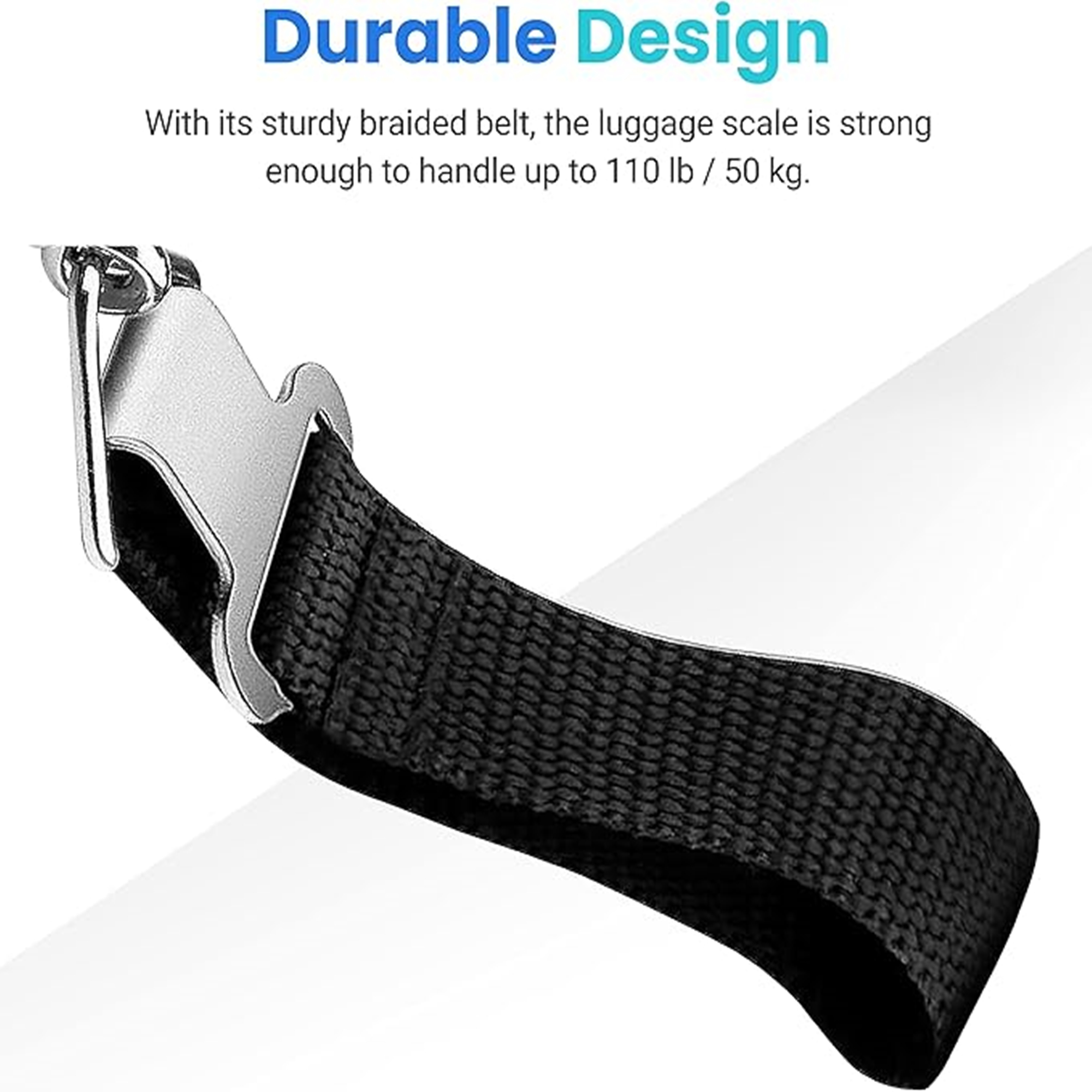 Portable Handheld Luggage Scale With Temperature Sensor Item No#30150 - Image 3