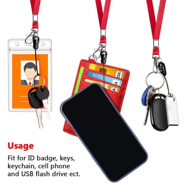 Neck Lanyard With Id Badge Holder Item No#30912 - Image 5