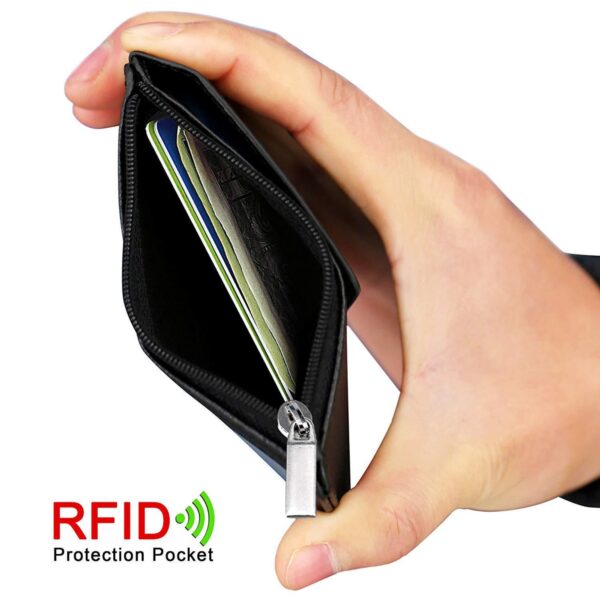 Pu Leather Id Badge Card Holder Wallet Item No#30914 - Image 5