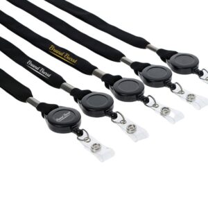 Comfort Black Breakaway Lanyard Item No#30918