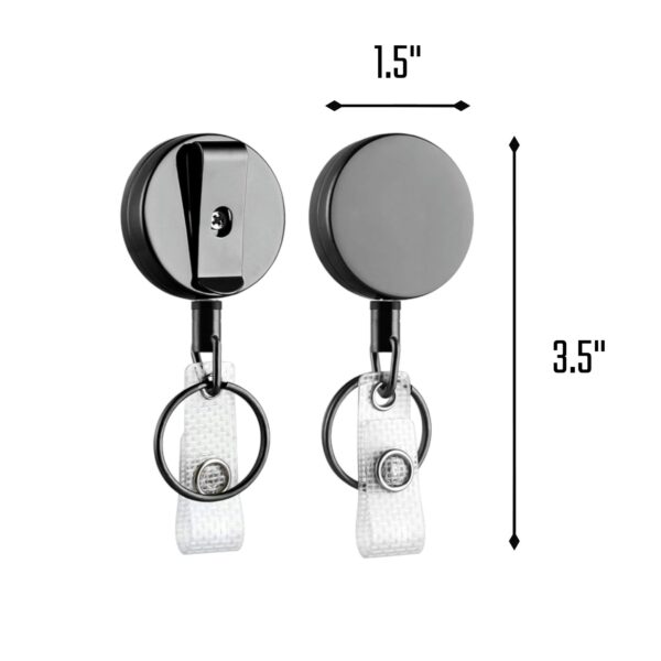 Heavy Duty Retractable Badge Holder Reel Item No#30920 - Image 3