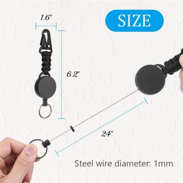 Heavy Duty Retractable Badge Holder Reel Item No#30921 - Image 3