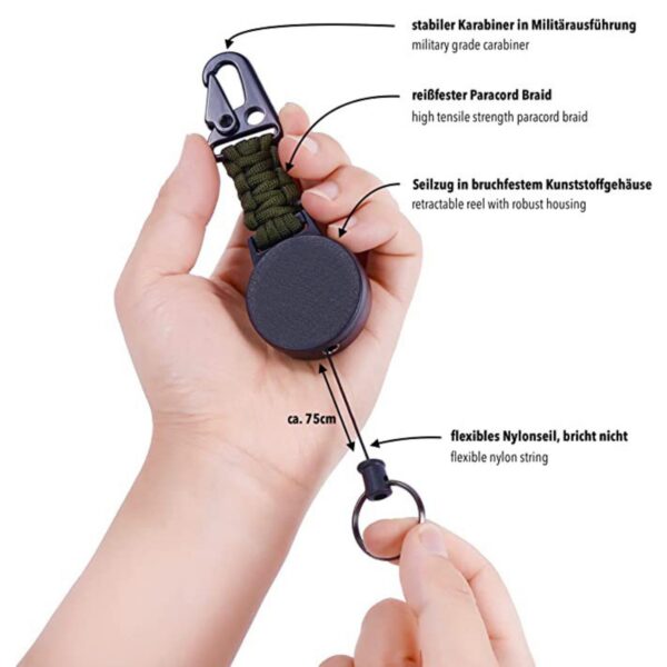 Heavy Duty Retractable Badge Holder Reel Item No#30921 - Image 4