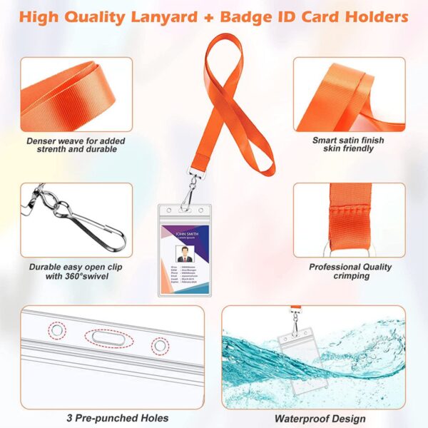 Lanyard With Id Card Holder Item No#30922 - Image 4