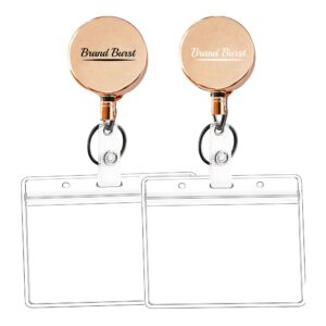 Soft Plastic Badge Holders With Heavy Duty Badge Reels Item No#30924