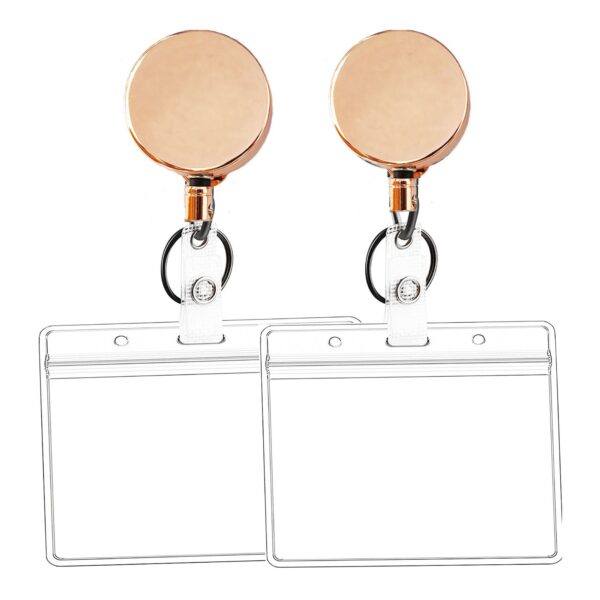 Soft Plastic Badge Holders With Heavy Duty Badge Reels Item No#30924 - Image 2
