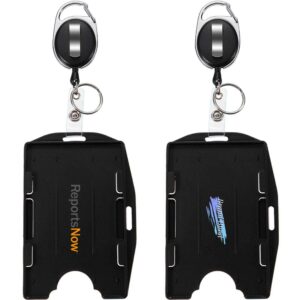 Plastic 2 Cards Badge Holder Item No#30926