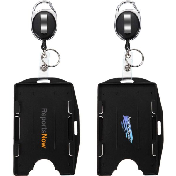 Plastic 2 Cards Badge Holder Item No#30926